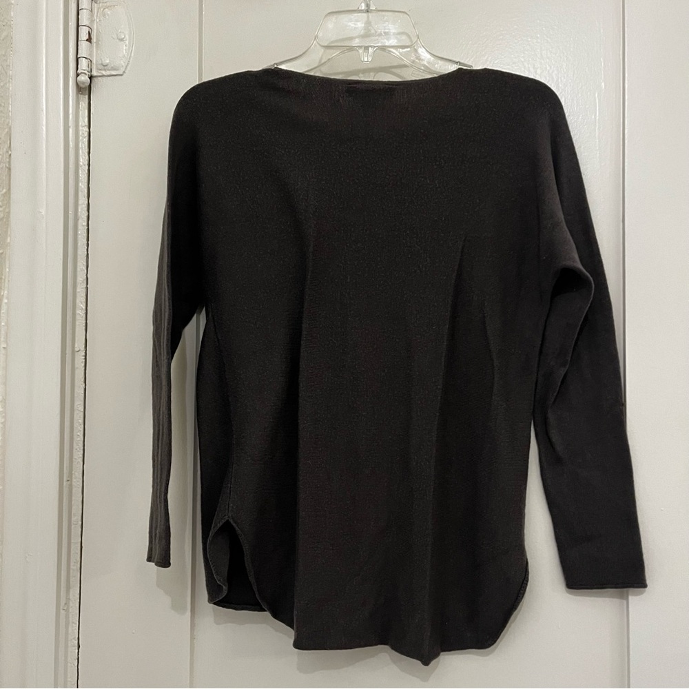 INC International Concepts Classic Black Long Sleeve Sweater - Size S - Picture 10 of 10